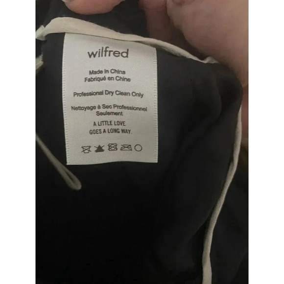 Wilfred Aritzia Darontal Black Cropped Pants - Picture 5 of 8